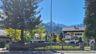 Garmisch Partenkirchen  Walking Tour amp Picturesque Landscape In Bavaria Germany  Travel Tales [upl. by Morgenthaler]