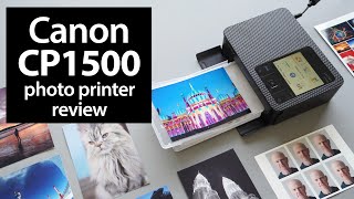 Canon SELPHY CP1500 review BEST photo printer [upl. by Les]