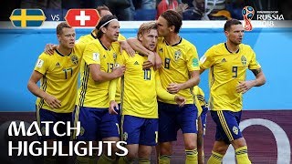 Sweden v Switzerland  2018 FIFA World Cup  Match Highlights [upl. by Viquelia]