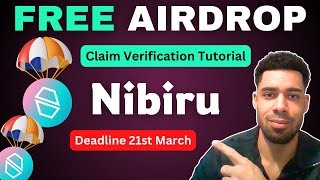 Nibiru AIRDROP CLAIM verification Tutorial  MUST DO by 21st March to claim Airdrop [upl. by Halstead]