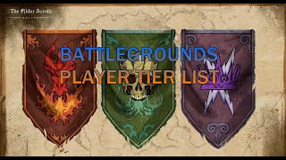 Battleground Players Tier List  ESO u43 [upl. by Press]