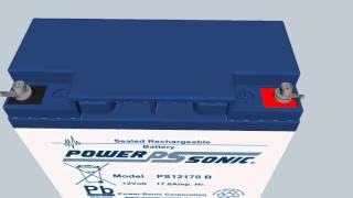 Power Sonic PS12170 12V 17Ah SLA battery [upl. by Zosima783]