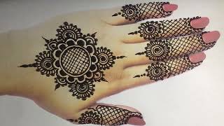 Ulte hath ki mehandi ka design Piche hath ki Mehandi ka design [upl. by Notniv]