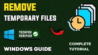 How to Remove Temporary Files in Windows  Full Guide [upl. by Rodrique]