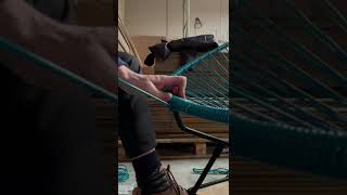 How to end weaving an Acapulco chair [upl. by Ajoop]