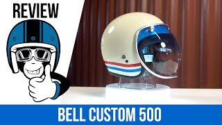 REVIEW Bell Custom 500 klassieke jethelm  Voordeelhelmennl [upl. by Oakie673]