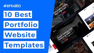 10 Best Portfolio Website Templates 2021 [upl. by Anyehs]