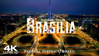 Brasília 2024 🇧🇷 Drone Aerial 4K Brasilia  Brazil Brasil [upl. by Cuttie704]