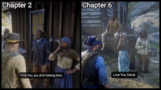 What Happens If You Visit Wapiti Reservation In Chapter 2 vs Chapter 6 in RDR2  RDR2 [upl. by Shelly]