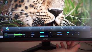 AOC C24G1 Menu System OSD [upl. by Amias]