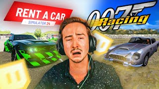 UNE SOIRÉE CATASTROPHIQUE  007 Racing  Rent a car simulator [upl. by Alyehs]