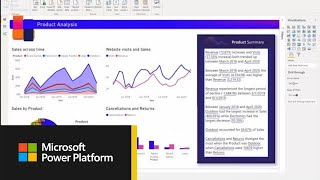 How to use smart narrative with Power BI [upl. by Llevra]