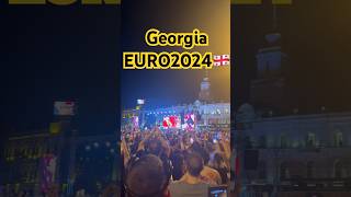 euro2024 georgia tbilisi celebration [upl. by Glenna254]