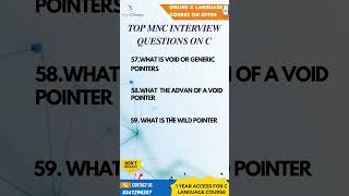 Top C Interview Questions part15  XpertChamps Insights skillstruct [upl. by Igic394]