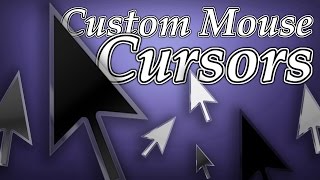 Quick Tutorial How to Use Custom Mouse Cursors Windows 10 [upl. by Aihseuqram]