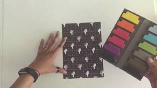 Making an Easy Custom Tabbed Filofax A5 Planner Divider [upl. by Ziguard]