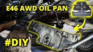 How to Replace 325XI AWD Oil Pan and all XDrive BMW [upl. by Domonic]