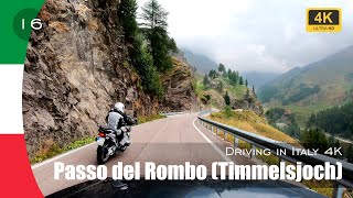 Timmelsjoch Pass in 4k  Driving in Italy  Passo del Rombo [upl. by Carolin]