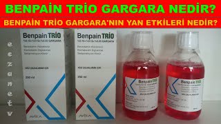 Benpain TRİO Gargara Nedir Benpain TRİO Gargaranın Yan Etkisi Nedir Benpain Trio Nasıl Kullanılır [upl. by Hedwig]