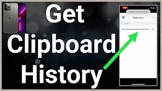 How To Get Clipboard History On iPhone [upl. by Lotson]