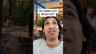 Byta blöja på restaurang 🤯 komedi svenskhumor nyheter [upl. by Carr]