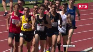 Schweizer Meisterschaften 2016 1500m Final Männer Jan Hochstrasser [upl. by Au982]