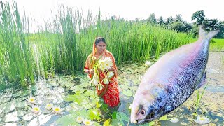 15 kg পদ্মার ইলিশ মাছ কেটে দুই ধরণের রান্না করলাম সাথে ইলিশমাছের মাথা দিয়ে শাপলা রেসিপিfish curry [upl. by Ardiekal977]