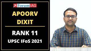 IFoS Topper Apoorv Dixit  Rank 11  UPSC IFoS 2021  Complete Preparation Strategy for IFoS Exam [upl. by Eiznikam201]