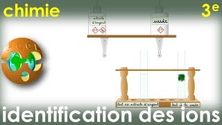 Identification des ions  PhysiqueChimie  BREVET  Collège 3e [upl. by Emlin]