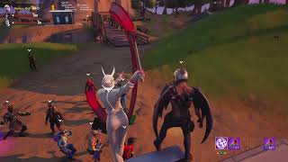 Harlowe with all my favorite EMOTES in PARTY ROYALE  Fortnite [upl. by Eustatius844]