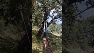 Rope Bridge slackline ropebridge minivlog vlog trending trend vlogger [upl. by Alejandro]