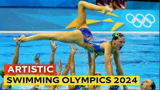 Artistic Swimming at Paris 2024 Olympics [upl. by Ahsenak]