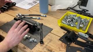 John Deere X758 3 Point Retro Fit Kit Install  Prep for 3 Point Install [upl. by Ykcaj]