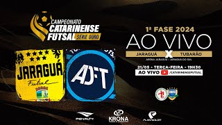 CAMPEONATO CATARINENSE SÉRIE OURO 2024  1ª FASE  Jaraguá Futsal X Tubarão Futsal [upl. by Mathis]