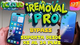 Desbloquear Bypass Icloud Iphone Xs al 14 Plus Con Señal  Iremoval Pro 3  iPhone 111213 Pro Max [upl. by Mcmath]