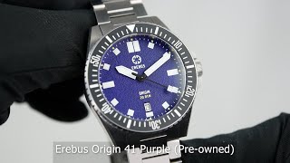 Erebus Origin 41 Purple Preowned [upl. by Laurita727]