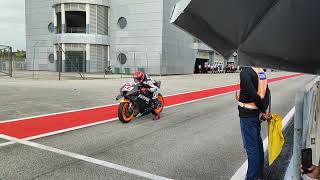 Marc Marquez Launch Control Start Honda MotoGP Bike 2022 Test [upl. by Rheims]