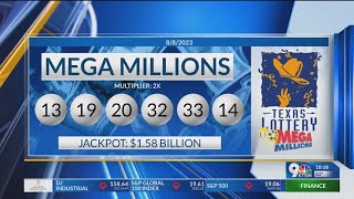 Mega Millions Here are the winning numbers for the 158B jackpot [upl. by Eillek]