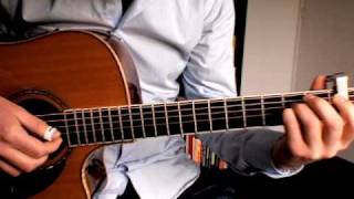 Damien Rice  9 crimes fingerstyle tutorial  tablature [upl. by Valonia]