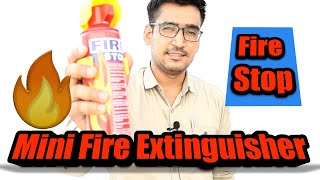 Mini fire extinguisher  stop fire  foam type  for all purpose fire extinguisher  study shop [upl. by Christis]