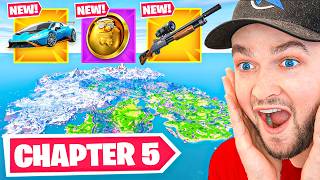 NEW Fortnite CHAPTER 5 Gameplay New Map Weapons  Bosses [upl. by Chretien]