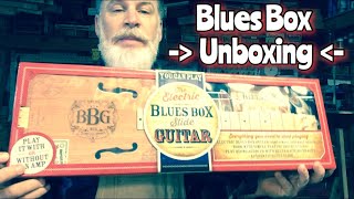 Blues Box Guitar  Unboxing and Assembly [upl. by Einnoc]