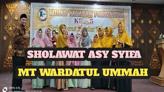 SHOLAWAT ASY SYIFA JUARA 1 FORSILISTA MT WARDATUL UMMAH [upl. by Sunderland]