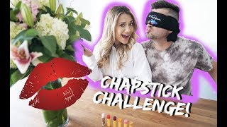 HILARIOUS KISSING CHAPSTICK CHALLENGE [upl. by Lamberto]