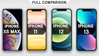 iPhone XS Max Vs iPhone 11 Vs iPhone 12 Vs iPhone 13 Full Review in 2024 [upl. by Erinn]