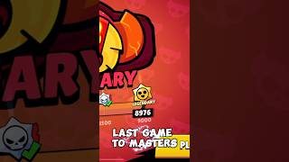 Last Game to Masters pt2 brawlstars shorts [upl. by Germin]