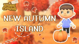 NEW Autumn Island ep 1  ACNH Fall Island  Animal Crossing New Horizons [upl. by Settera486]