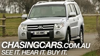 2014 Mitsubishi Pajero SUV Review Mitsubishi Shogun  ChasingCarscomau [upl. by Antone]