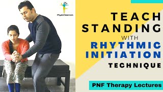 RHYTHMIC INITIATION TECHNIQUE  PNF THERAPY PART4 [upl. by Barmen]