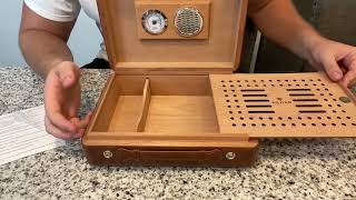 Review of the KEJIAR Cigar Humidor [upl. by Belldame]